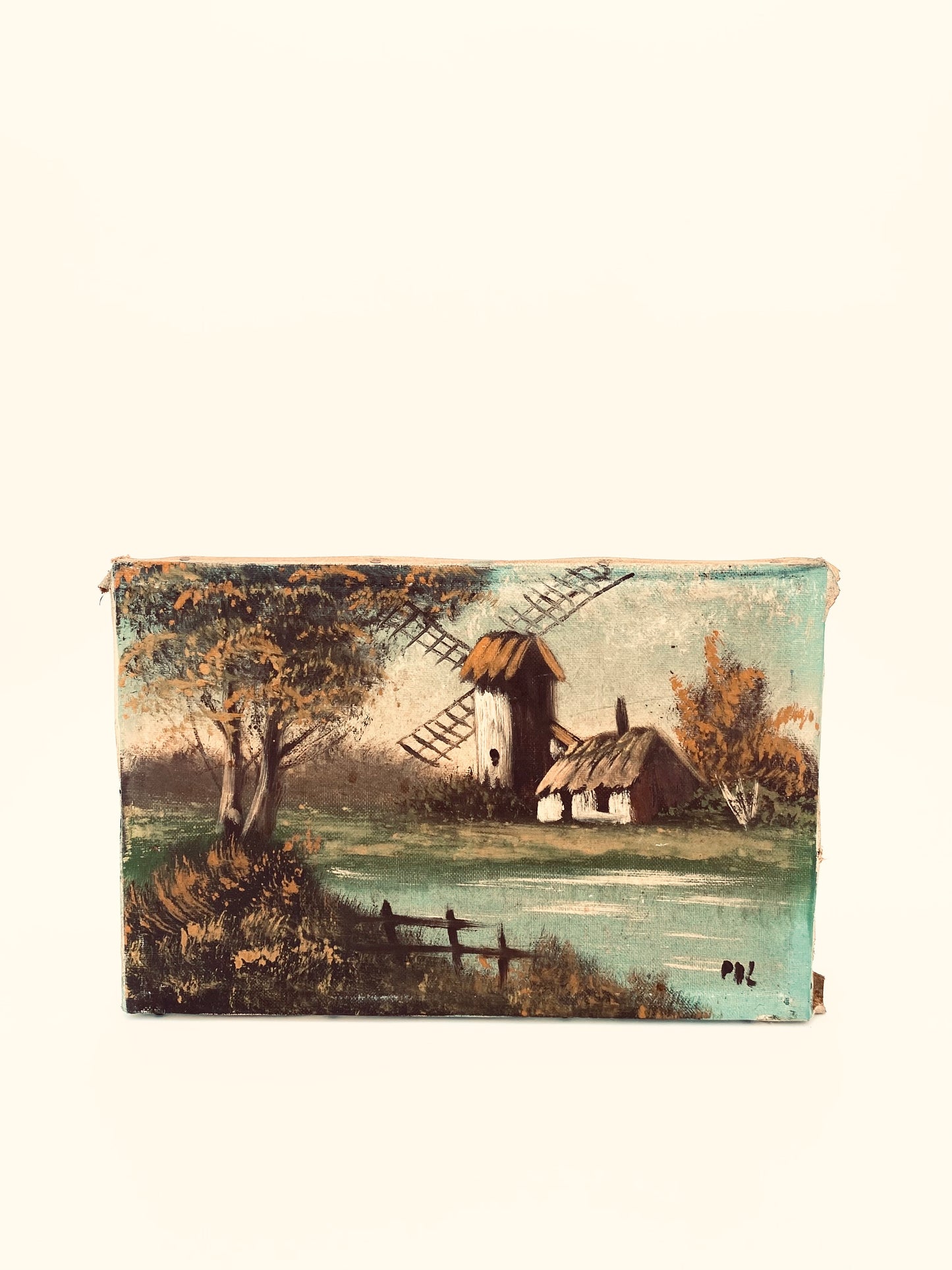 Le petit tableau avec le moulin
