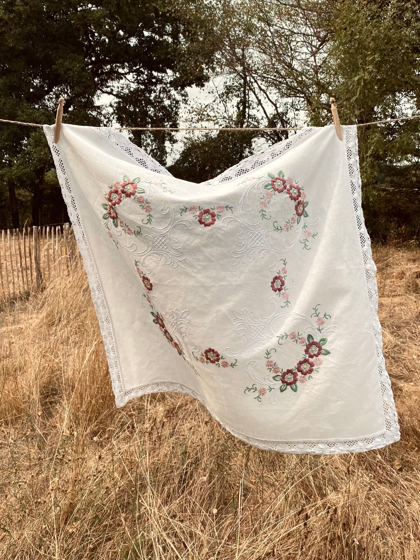 La nappe à fleurs