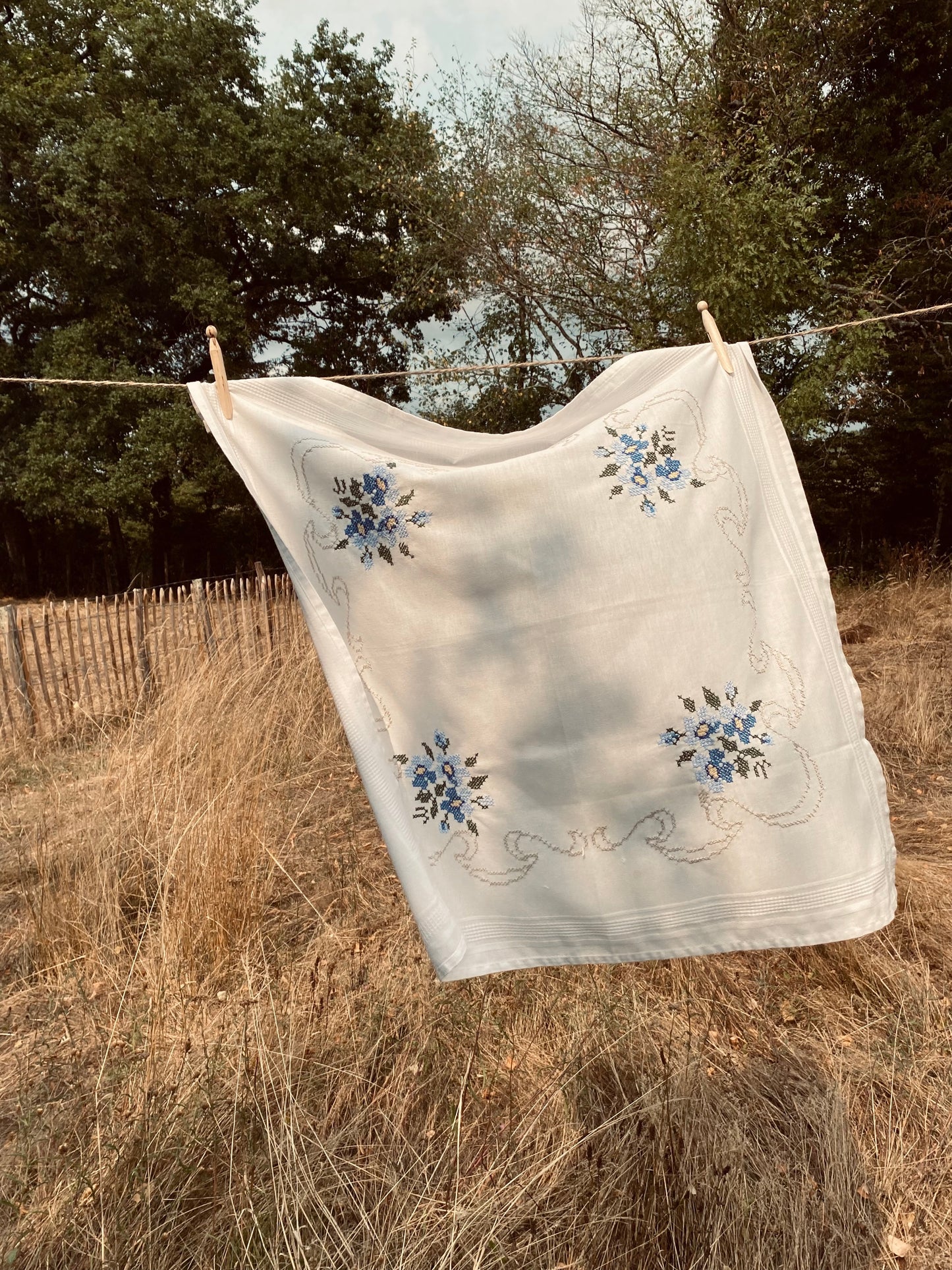 La nappe à fleurs
