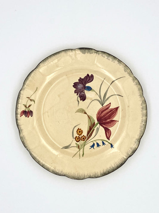 L'assiette à fleurs