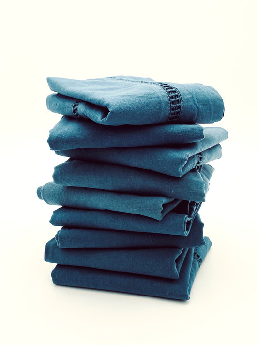 Les serviettes bleues