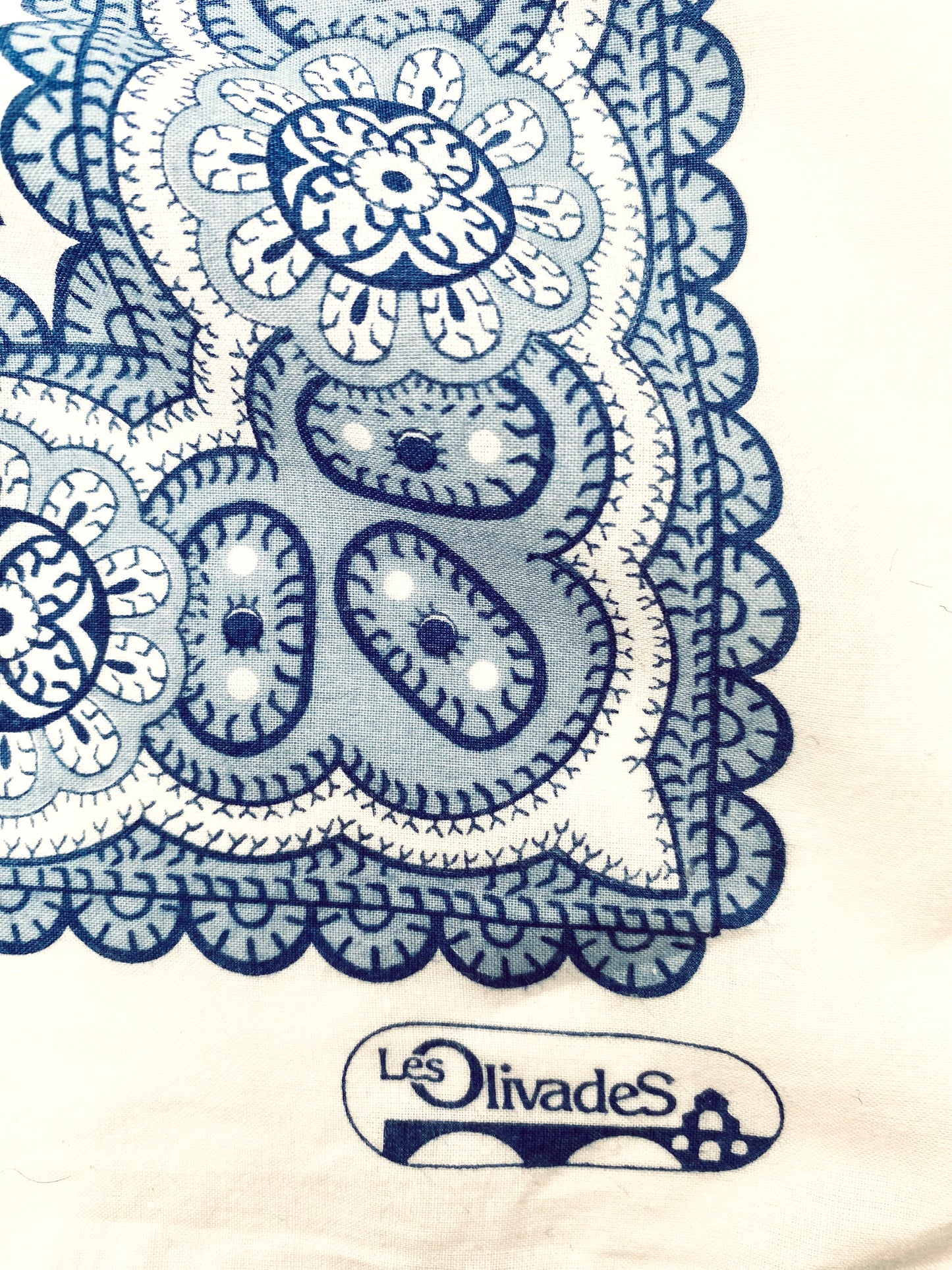 Le grand foulard vintage Les Olivades